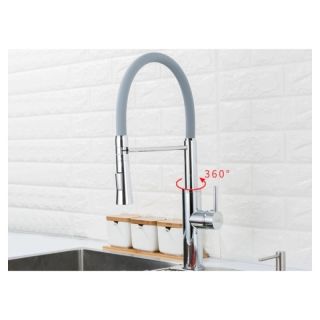 Смеситель для кухни Frap F4452-6 серый хром